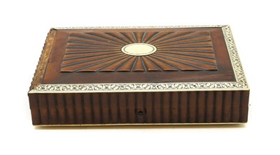 Lot 55 - An Anglo-Indian ivory and sandalwood box