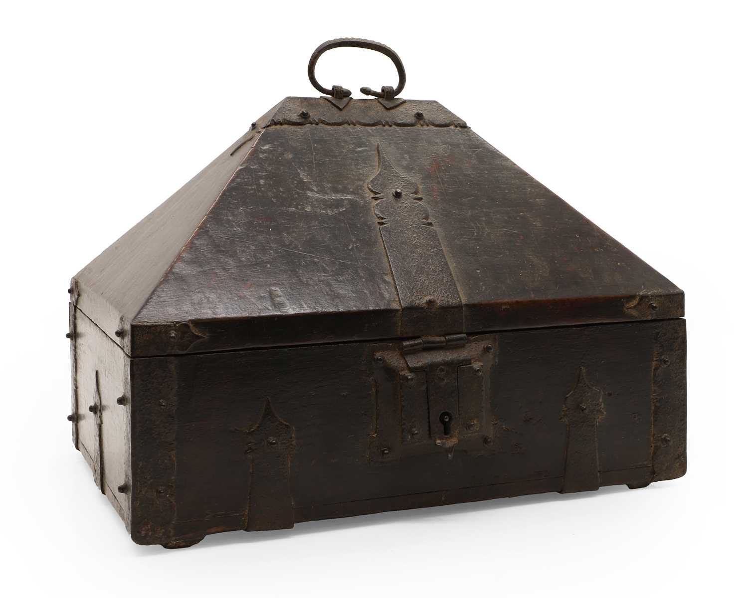 Lot 74 - An Indian rosewood Nettur Petti casket