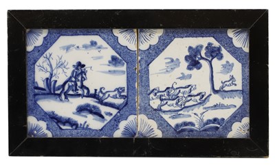 Lot 57 - A double tile panel