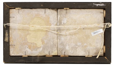 Lot 57 - A double tile panel