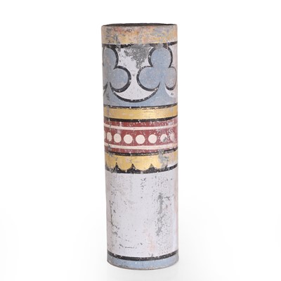 Lot 307 - A painted organ pipe