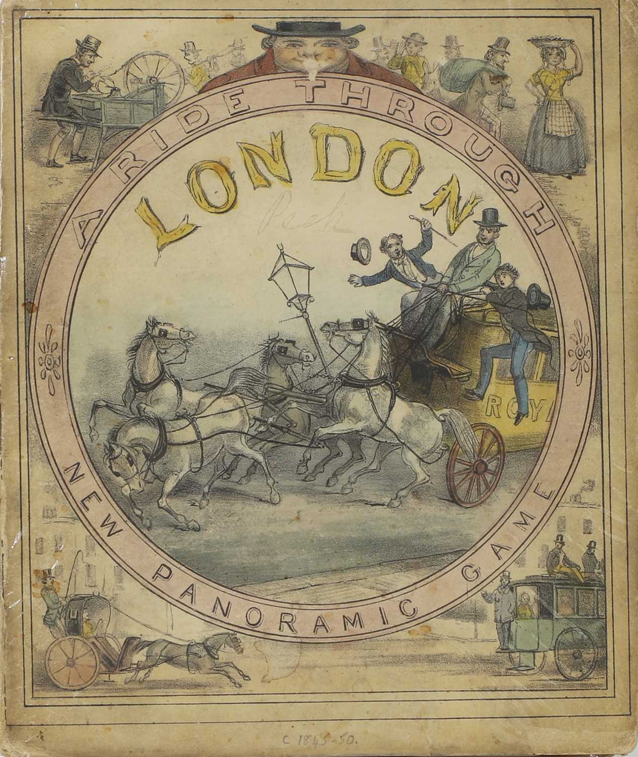 Lot 28 - Reeves J (Pub.) A RIDE THROUGH LONDON- New Panoramic Game
