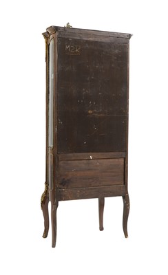 Lot 375 - A Louis XV-style kingwood and gilt metal mounted vitrine