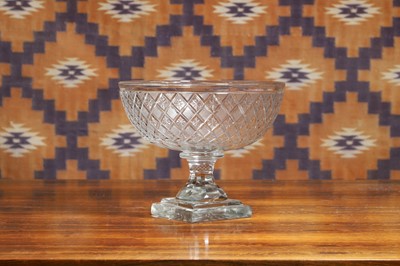 Lot A Continental cut glass pedestal bowl