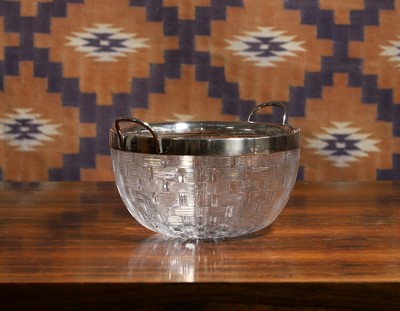 Lot A cut glass bowl