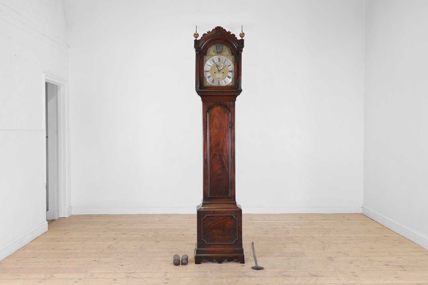 Lot 436 - A George III mahogany longcase clock by Benjamin Grey of London (1676-1764)