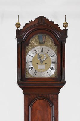 Lot 436 - A George III mahogany longcase clock by Benjamin Grey of London (1676-1764)