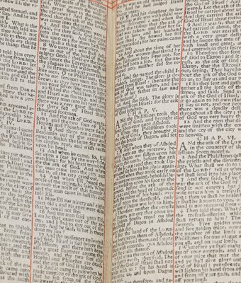 Lot 270 - Six 17th. Century BIBLES, in Cont. Bindings