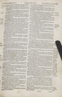 Lot 270 - Six 17th. Century BIBLES, in Cont. Bindings
