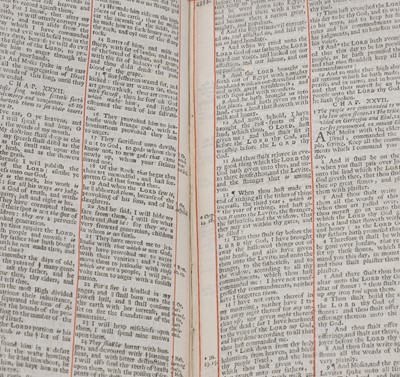 Lot 270 - Six 17th. Century BIBLES, in Cont. Bindings