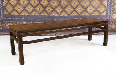 Lot 765 - A hardwood low table