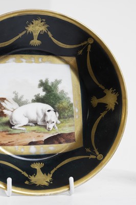 Lot 420 - A large porcelain cup and saucer