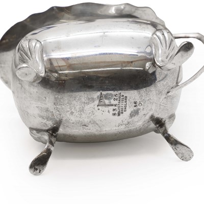 Lot 28 - A three piece silver tea service