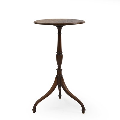 Lot 384 - A Regency mahogany tripod table