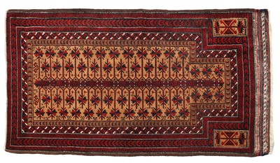 Lot 364 - A Persian prayer rug