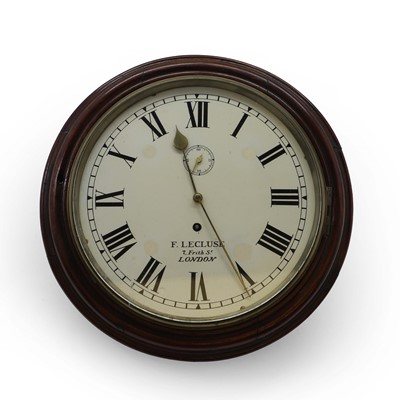 Lot 213 - A Victorian mahogany wall clock