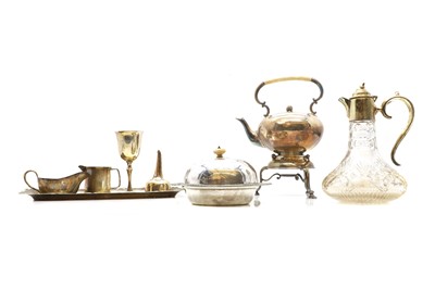 Lot 33 - A collection of silver-plated items