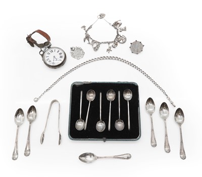 Lot 74 - A group of silver items