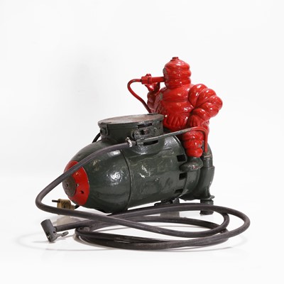 Lot 410 - A Michelin Man air compressor