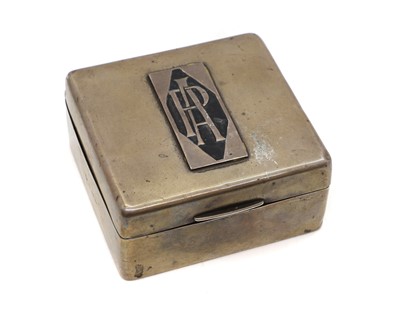 Lot 35 - A silver box