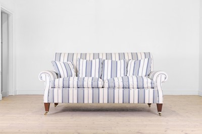 Lot 2 - An upholstered two-seater sofa