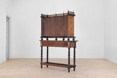 Lot 460 - A baroque rosewood and ebonised cabinet on stand