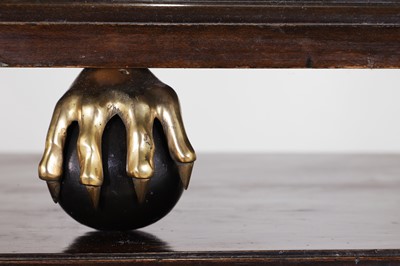 Lot 460 - A baroque rosewood and ebonised cabinet on stand