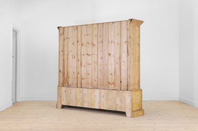 Lot 658 - A pine housekeeper's cupboard