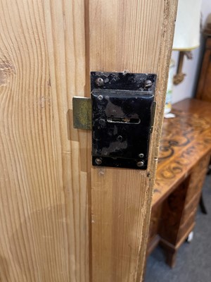Lot 658 - A pine housekeeper's cupboard