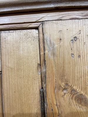 Lot 658 - A pine housekeeper's cupboard