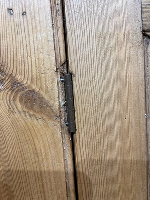 Lot 658 - A pine housekeeper's cupboard