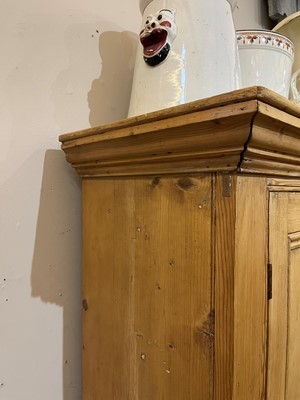 Lot 658 - A pine housekeeper's cupboard