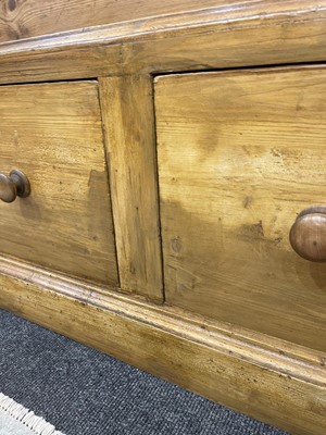 Lot 658 - A pine housekeeper's cupboard