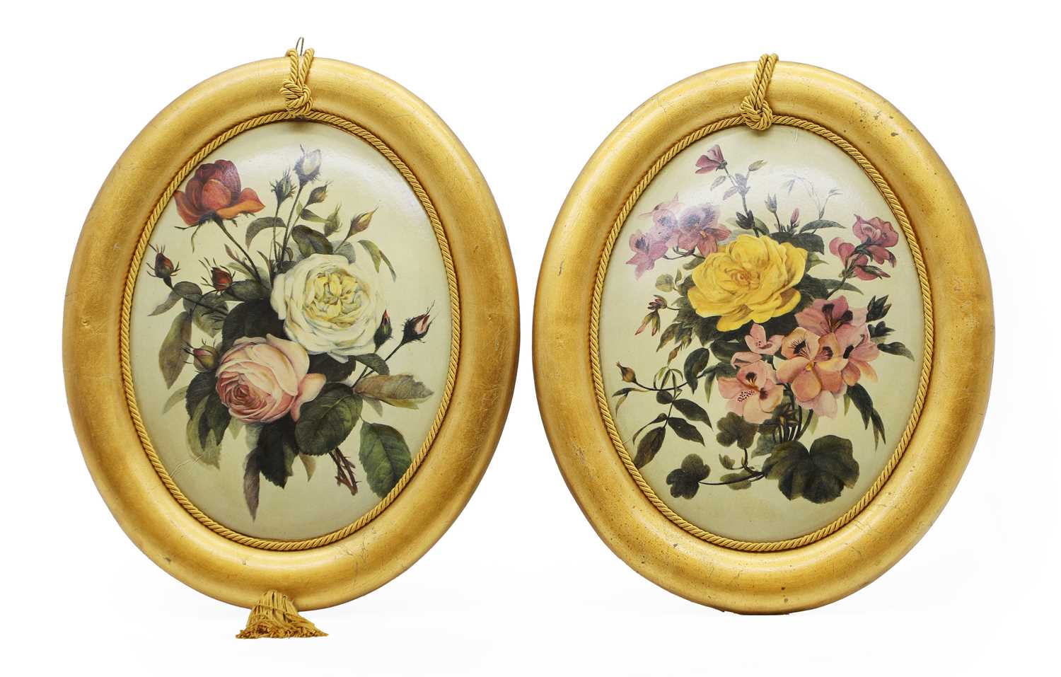 Lot 160 - A pair of Italian ceramic wall plaques