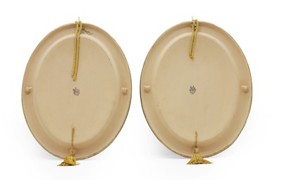 Lot 160 - A pair of Italian ceramic wall plaques