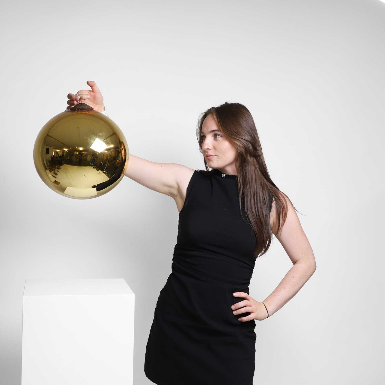 Lot 27 - A golden witch's ball