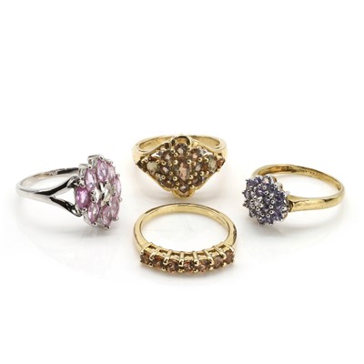 Lot 352 - A group of four rings