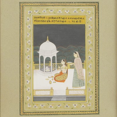 Lot 347 - An Indian illustration from a Ragamala series