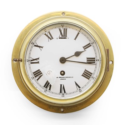 Lot 196 - A 'Smiths English Clocks Ltd, London' ships clock