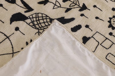 Lot 678 - A flat-weave wool rug