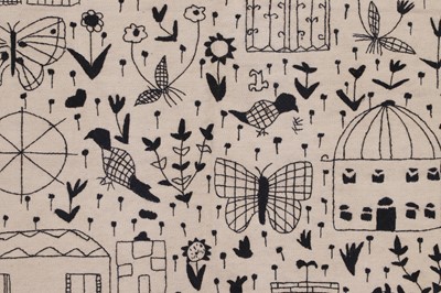 Lot 678 - A flat-weave wool rug