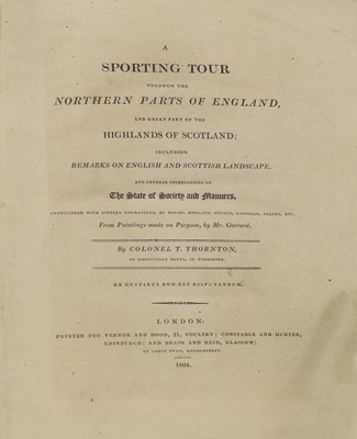 Lot 54 - COACHING: Thornton, Colonel E