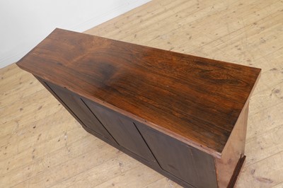 Lot 560 - A Regency rosewood side cabinet