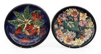 Lot 165 - Two Moorcroft pottery chargers