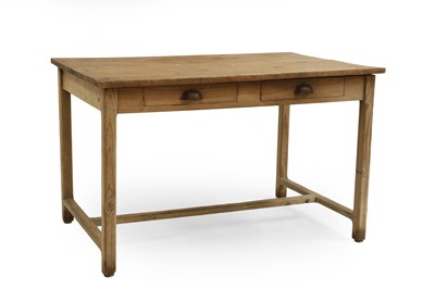 Lot 383 - A French farmhouse pine table