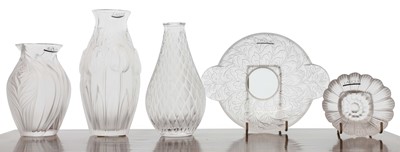 Lot 191 - A group of five Lalique glass pieces