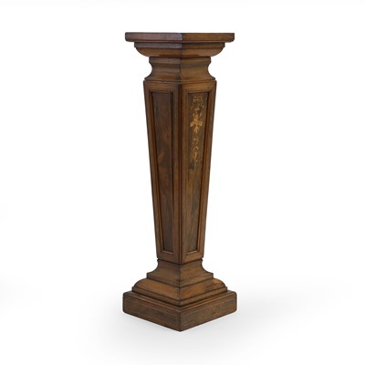 Lot 357 - An Edwardian inlaid mahogany stand