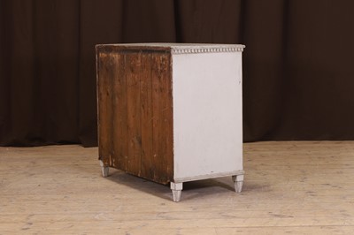 Lot 56 - A Gustavian-style painted pine chest of drawers