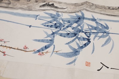 Lot 73 - A Chinese hanging scroll