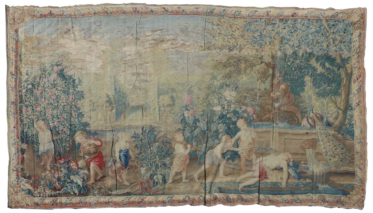 Lot 301 - A Louis XIV Gobelins tapestry, after designs by Charles Le Brun